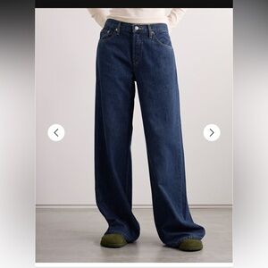 NWT RE/DONE Mid Rise Palazzo wide leg jeans